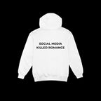 Mikina s nápisom "SOCIAL MEDIA KILLED ROMANCE"